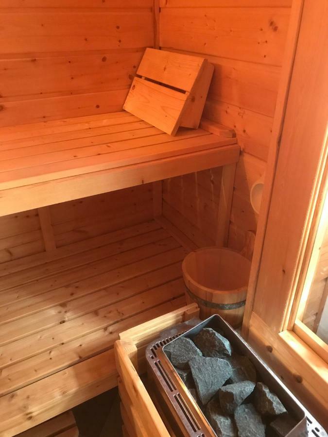 Ferienwohnung Hoppelnase mit eigener Sauna Langenstein Exterior foto